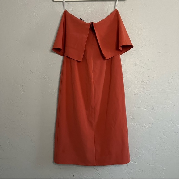 Lovers and Friends Violet Midi Dress in Orange Size Small - Picture 9 of 12